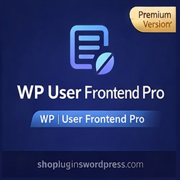 WP User Frontend Pro – Frontend Post & Profile Builder – Shop Plugins ...