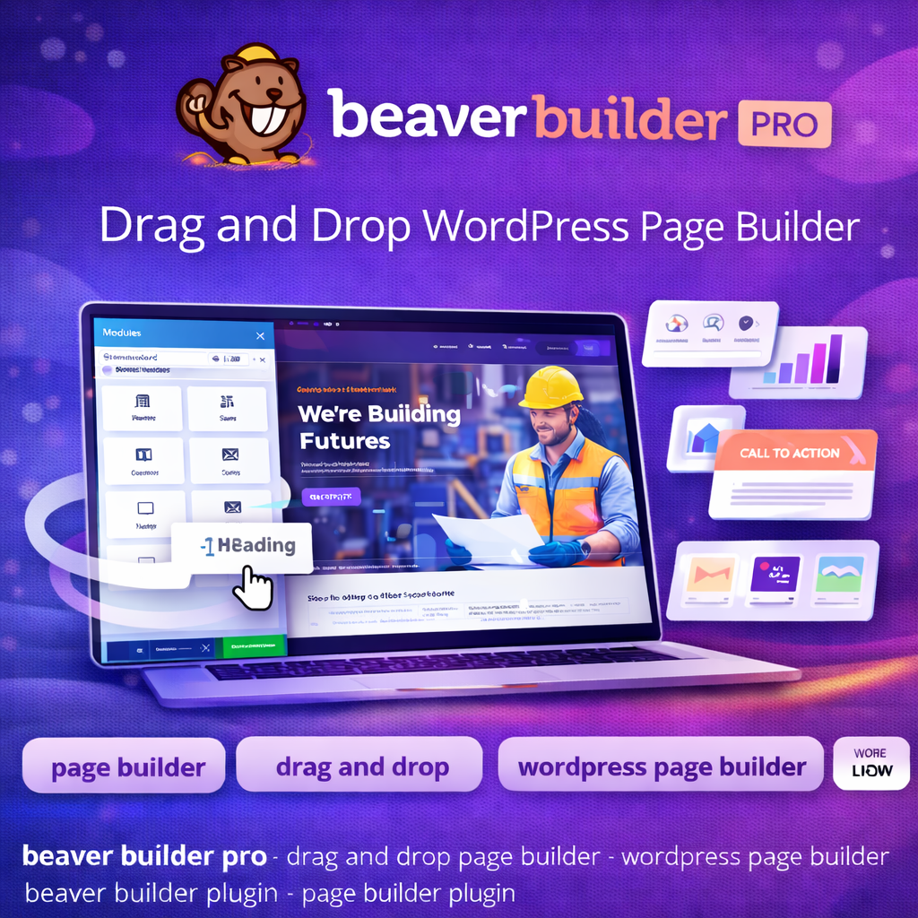 Beaver Builder Pro – Drag and Drop WordPress Page Builder